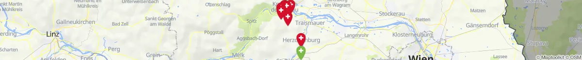 Kartenansicht für Apotheken-Notdienste in der Nähe von Wölbling (Sankt Pölten (Land), Niederösterreich)